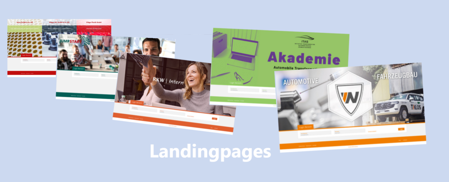 Landingpages LMS